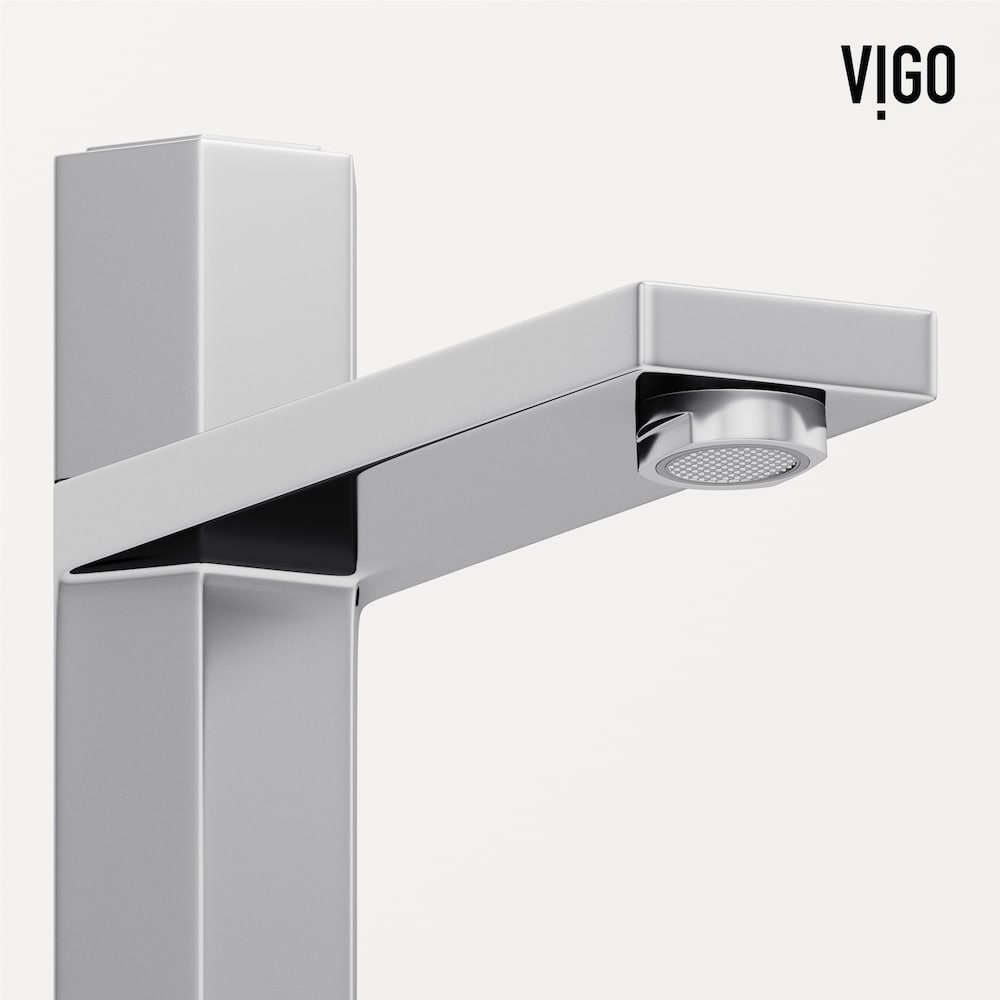 Robinet de salle de bain à poignée unique et trou unique Nova en chrome