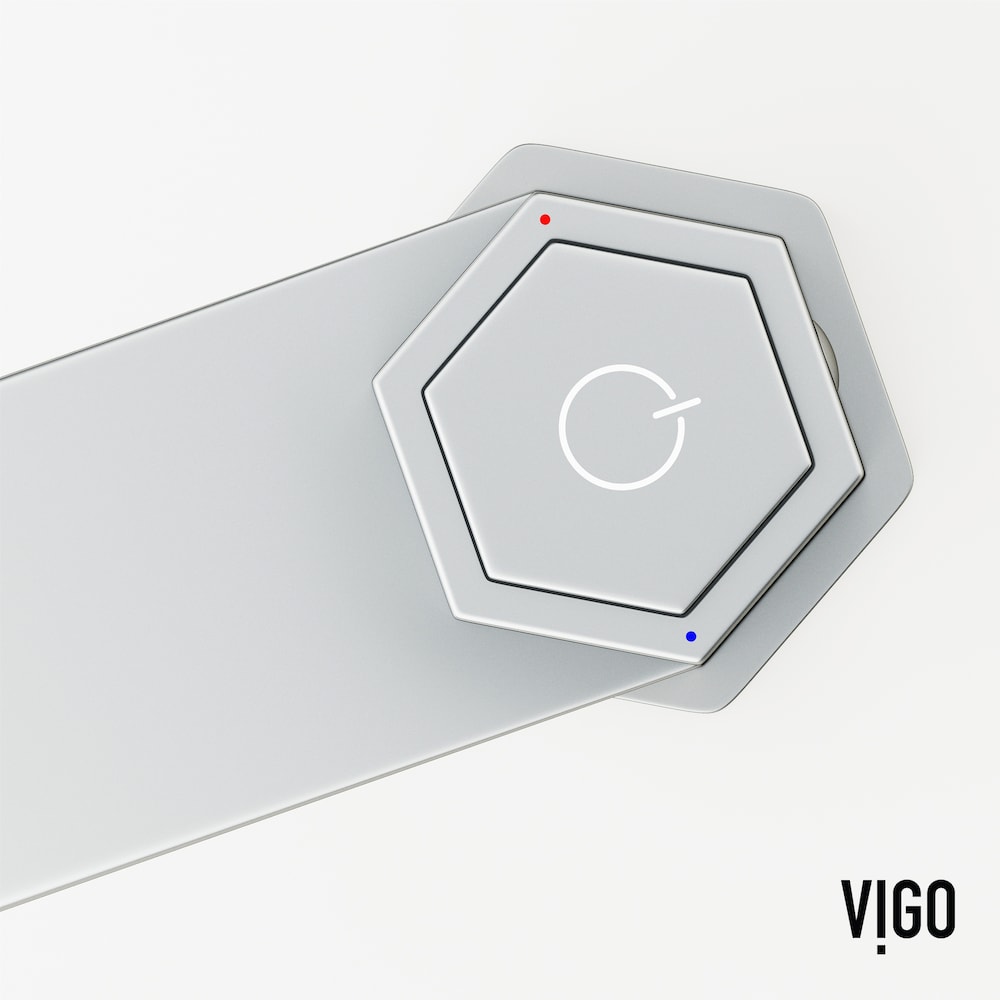 Robinet de salle de bain monotrou à poignée unique Nova en chrome