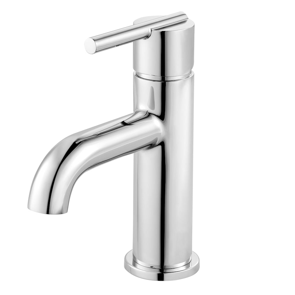 Robinet de lavabo de salle de bain Fullerton à poignée unique en chrome poli à 1 ou 3 trous