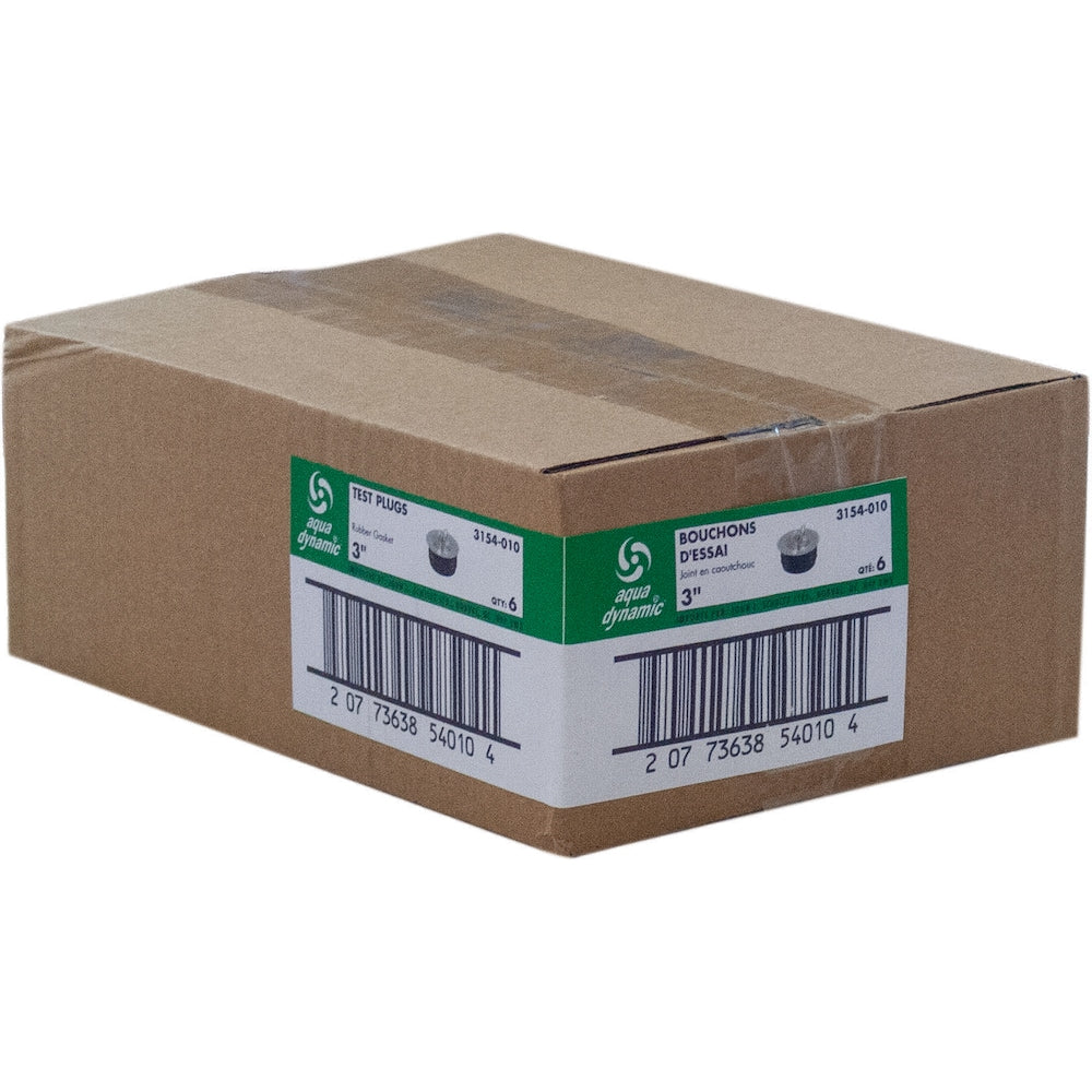 Test Plug 3 inch Pack of 6