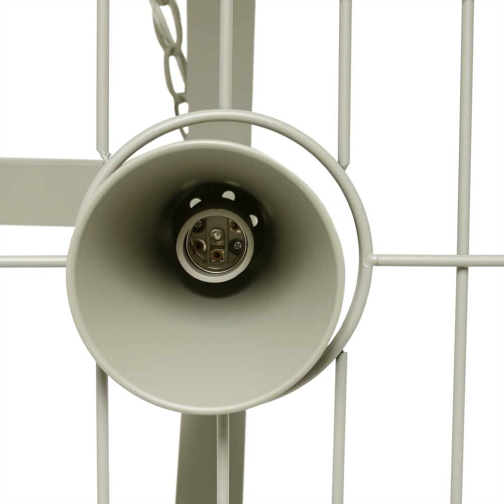 35.5 inch Slate 2 Light Kitchen Pot Rack with Downlights