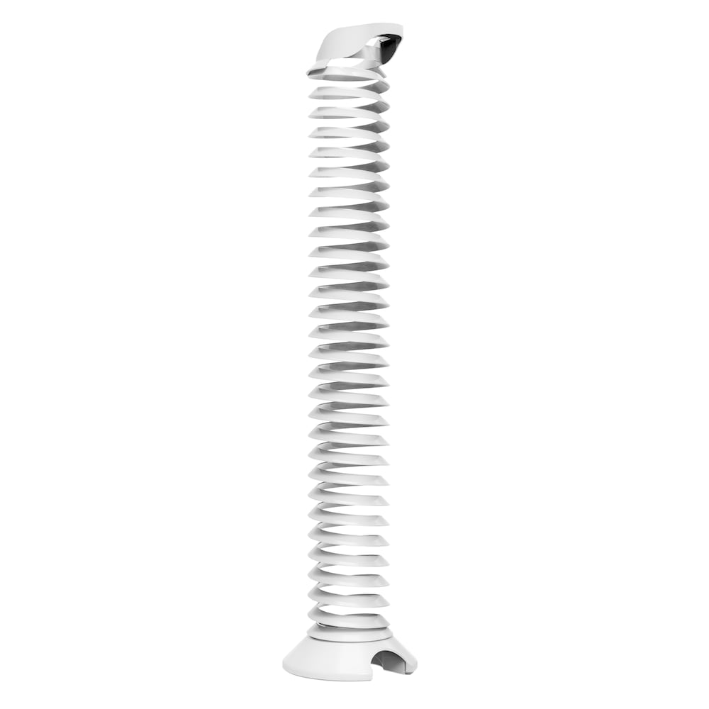 30 in to 84 in (762 mm to 2130 mm) Cable Management Spine, White