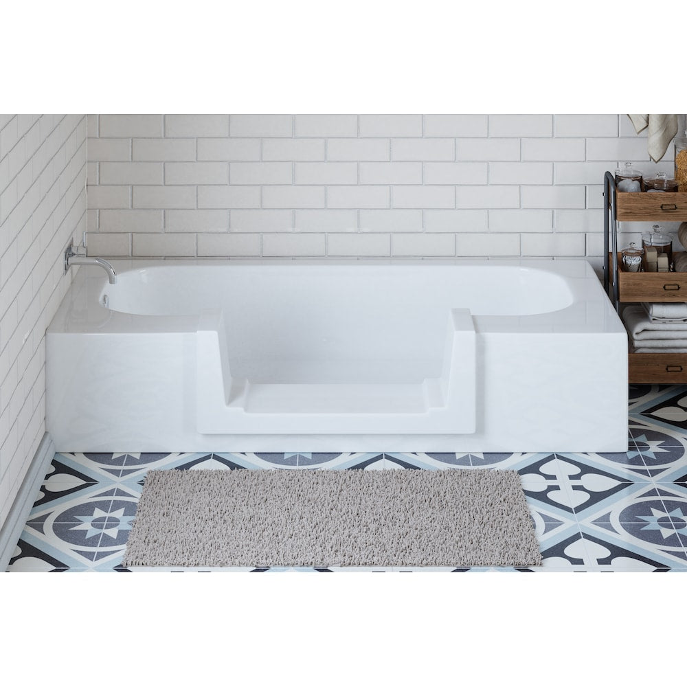 Narrow Full Convertible Bathtub Conversion Kit in White