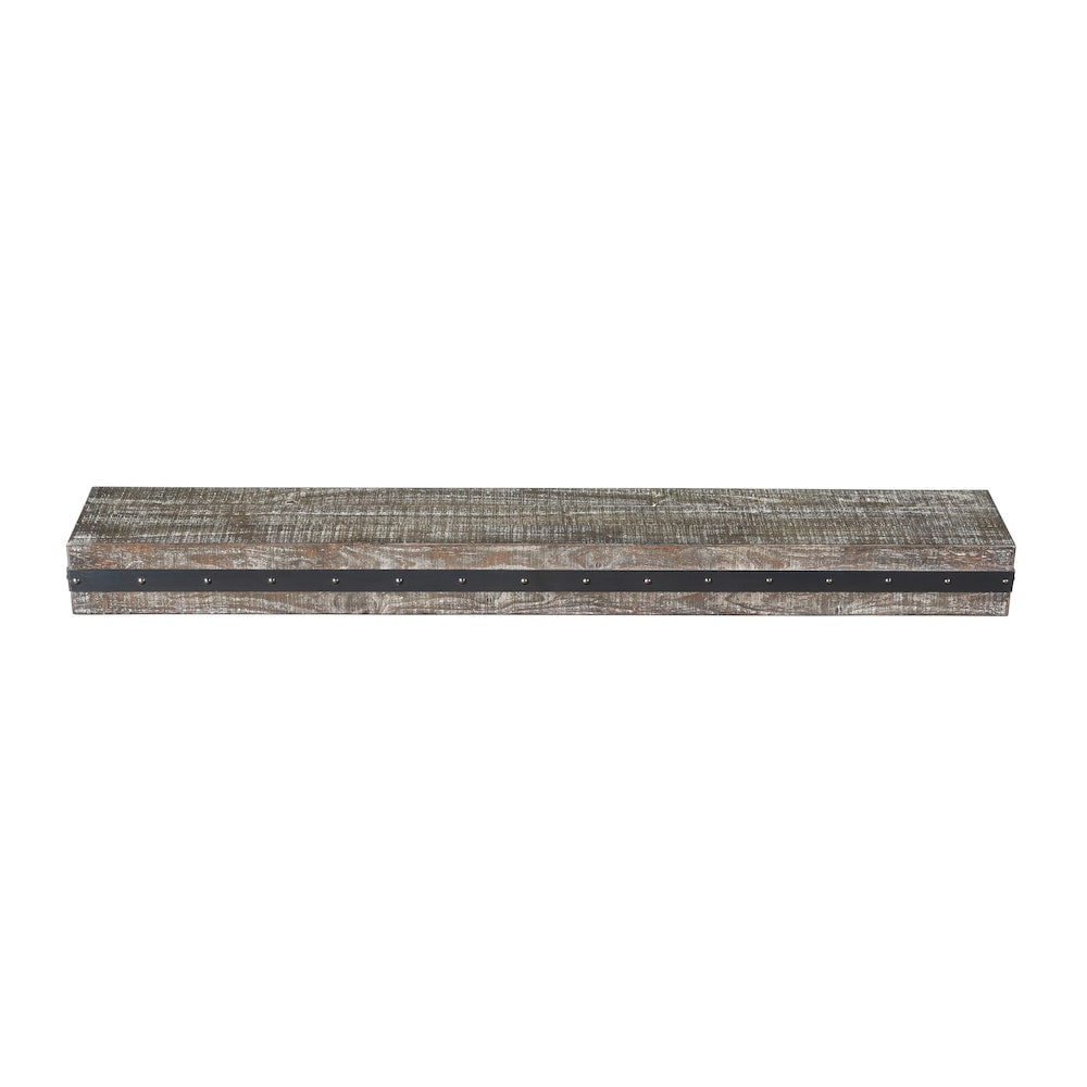 Étagère de cheminée Bedford 72" avec finition Gristmill