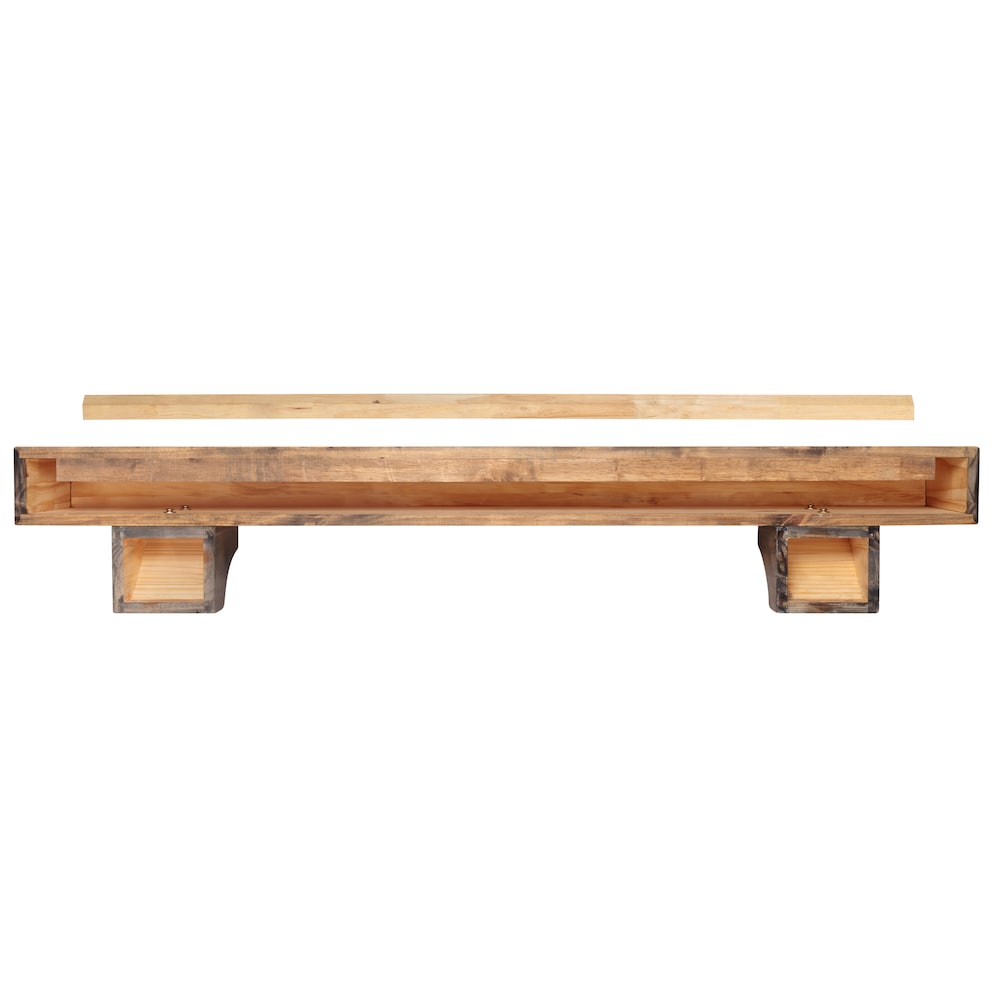 Étagère ou étagère de cheminée Shenandoah 48" Dune Rustic Distressed Finish