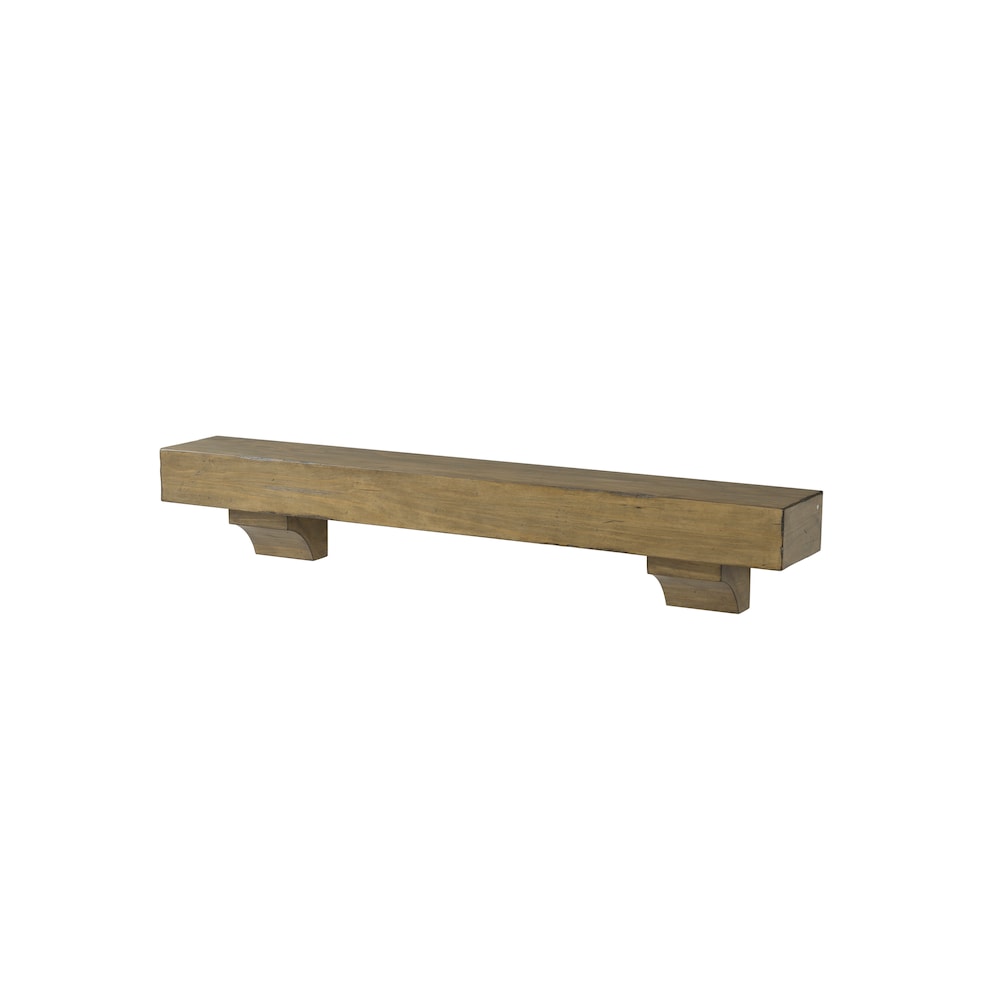Étagère ou étagère de cheminée Shenandoah 48" Dune Rustic Distressed Finish