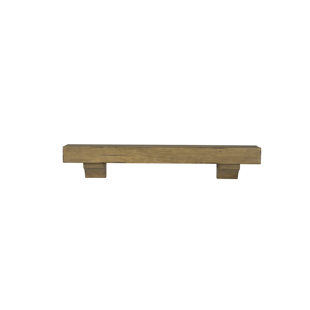 Étagère ou étagère de cheminée Shenandoah 48" Dune Rustic Distressed Finish
