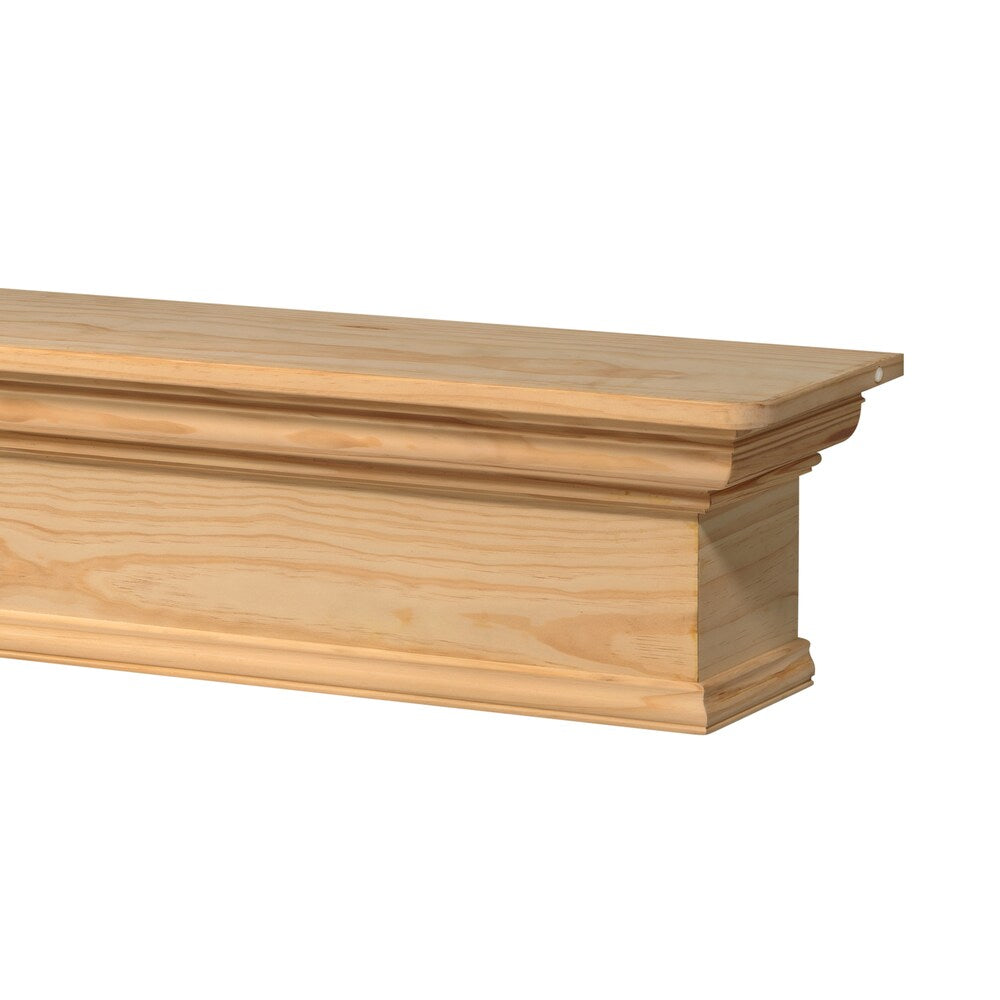 Étagère ou étagère de cheminée Savannah 48" non finie