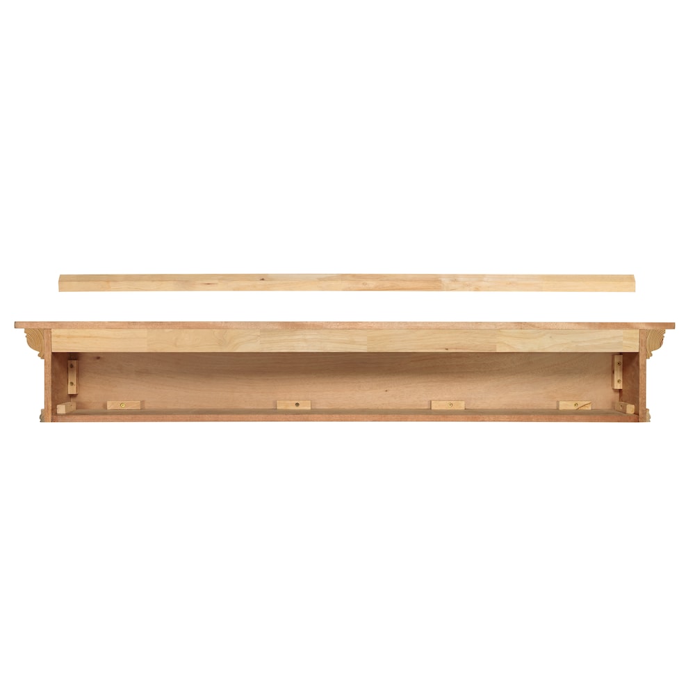 Étagère ou étagère de cheminée Savannah 72" non finie