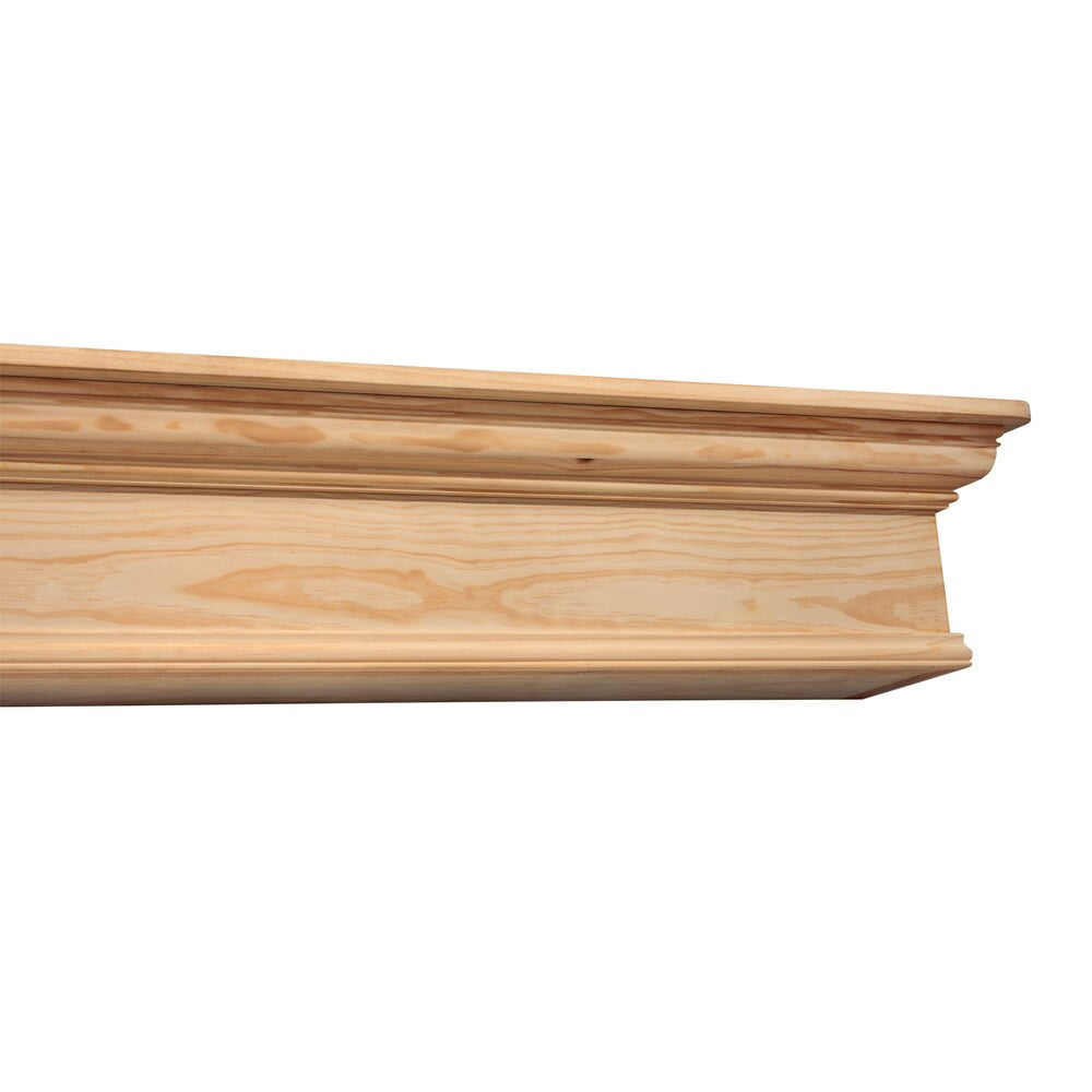 Étagère ou étagère de cheminée Savannah 72" non finie