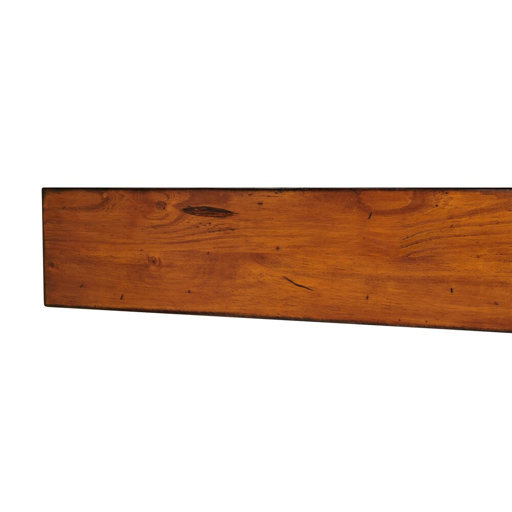 Étagère ou étagère de cheminée Lexington 72" avec finition vieillie rustique moyenne