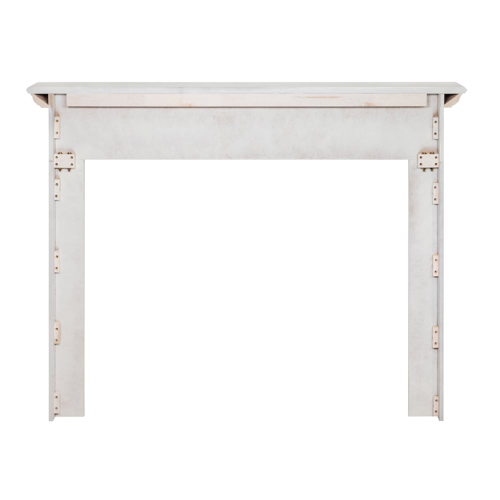 The Newport  48" Fireplace Mantel MDF White Paint