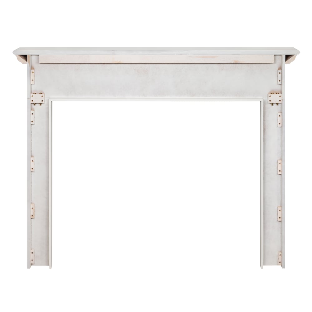 The Newport  48" Fireplace Mantel MDF White Paint
