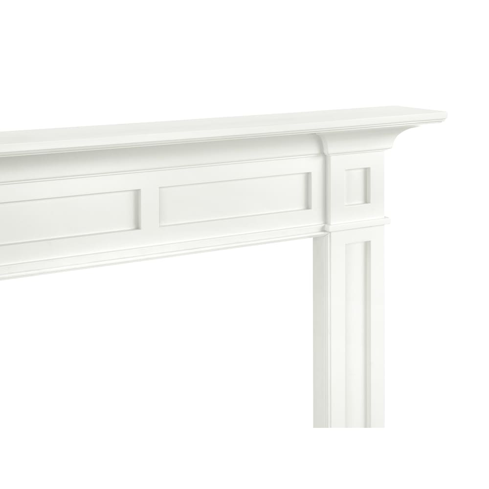 Le manteau de cheminée Jim 48" MDF peinture blanche