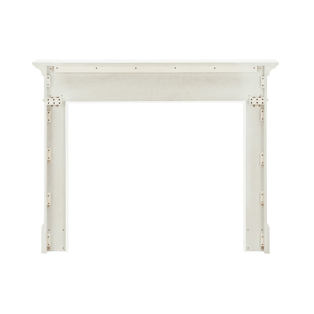 Le manteau de cheminée Jim 48" MDF peinture blanche