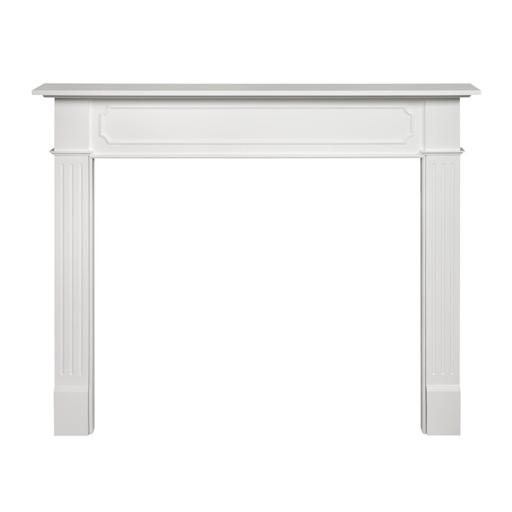 The Berkley 48" Fireplace Mantel MDF White Paint