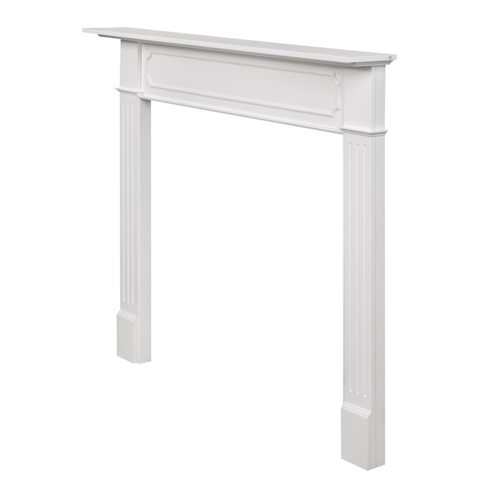 The Berkley 48" Fireplace Mantel MDF White Paint
