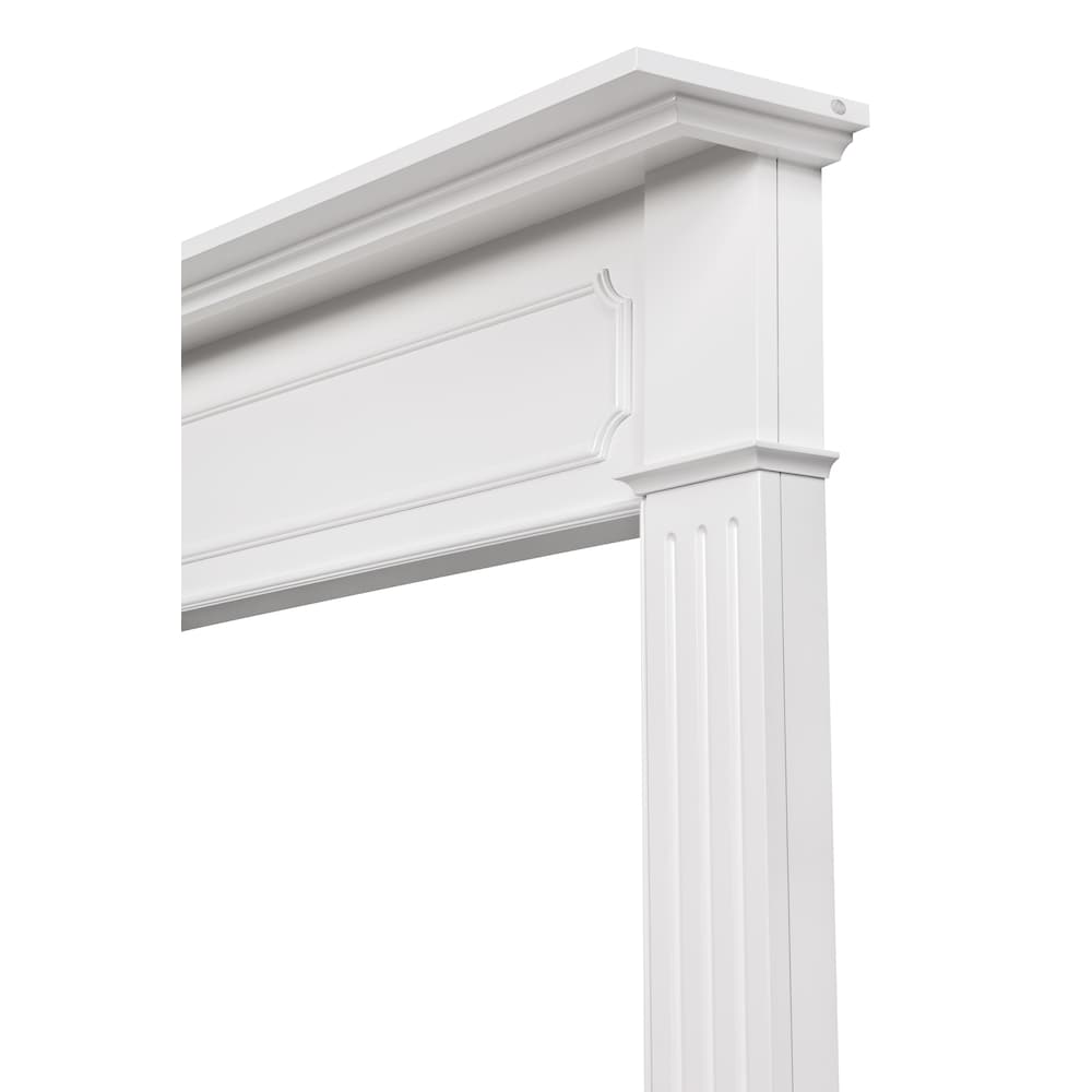 The Berkley 48" Fireplace Mantel MDF White Paint