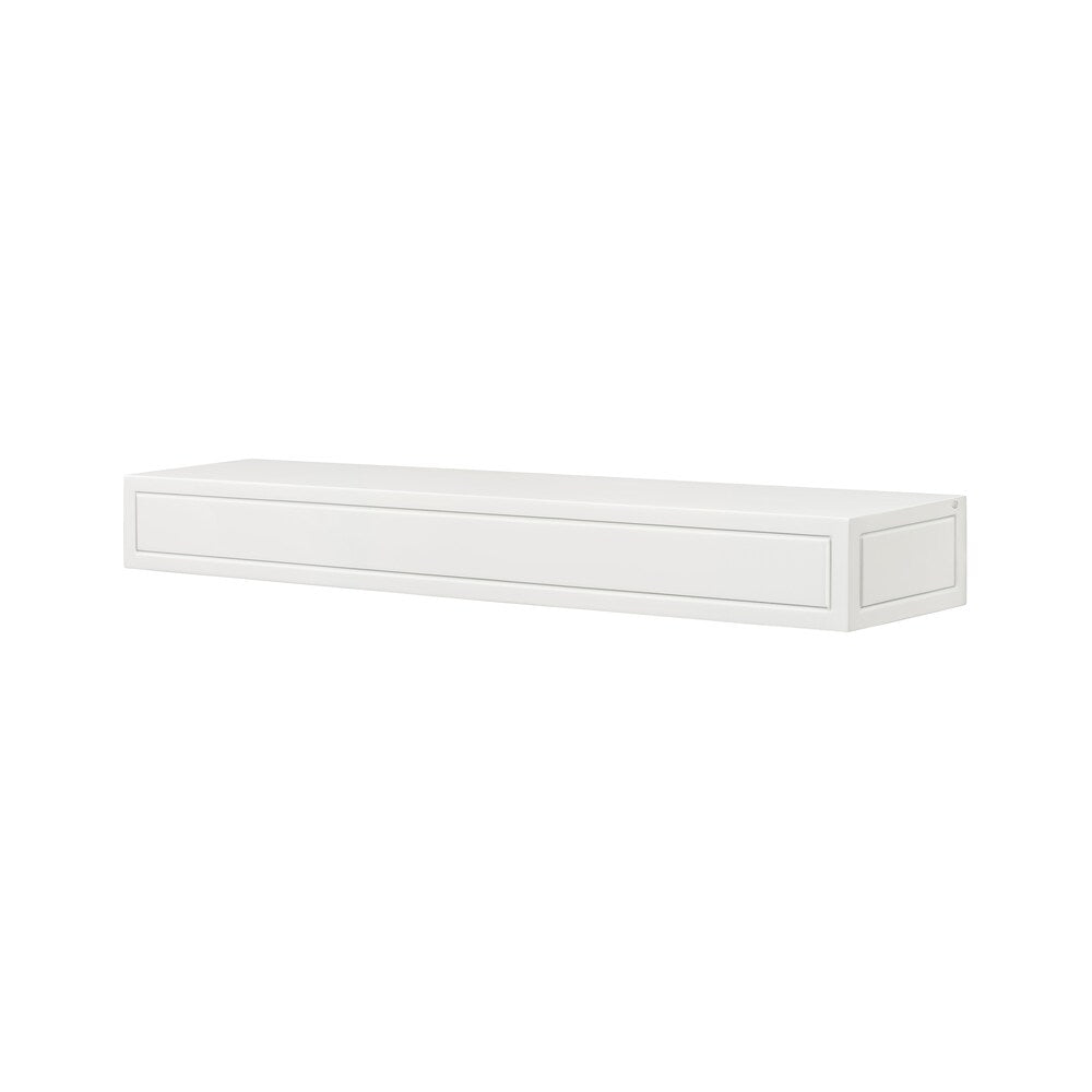 L'étagère Sarah 48" ou l'étagère de cheminée MDF peinture blanche