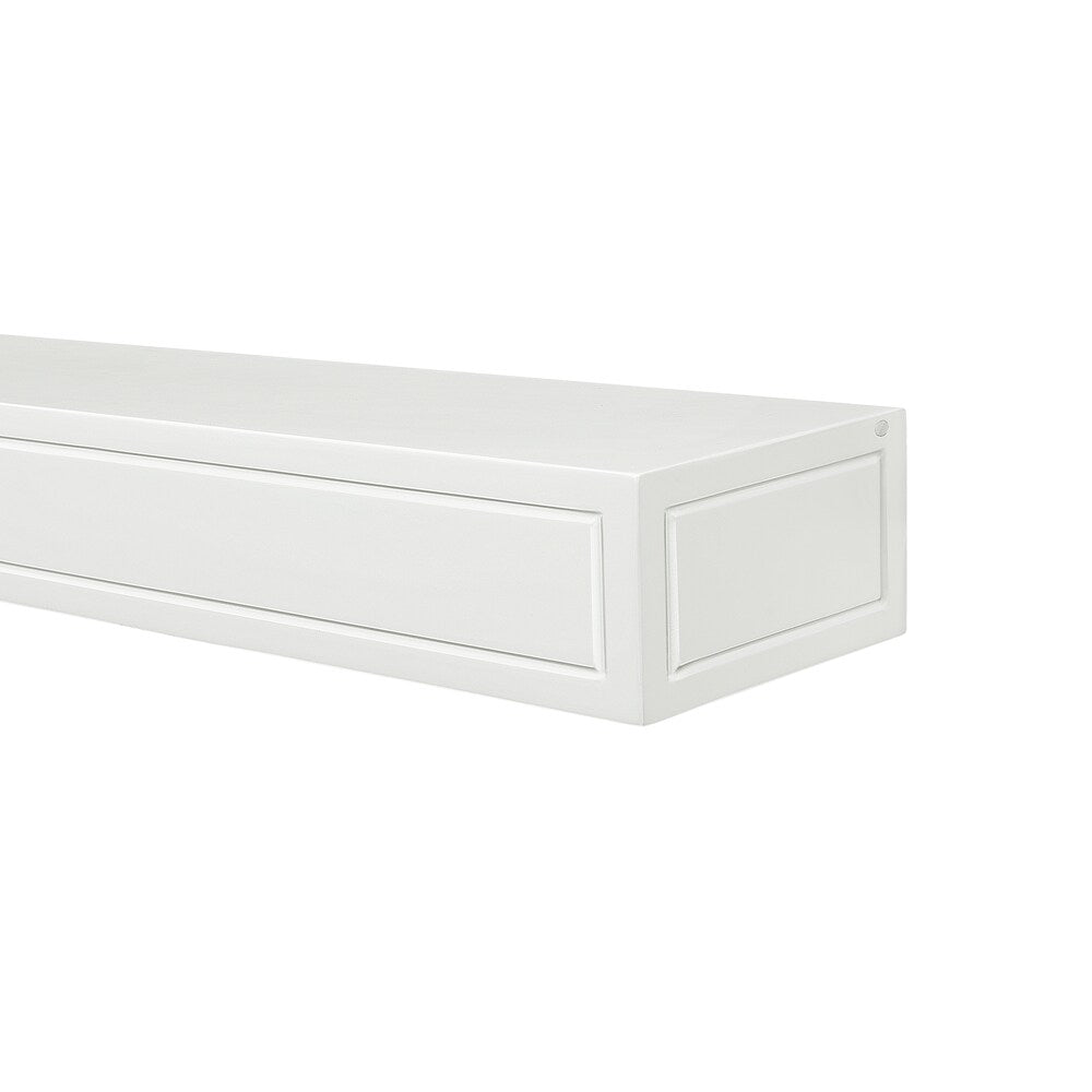 L'étagère Sarah 48" ou l'étagère de cheminée MDF peinture blanche