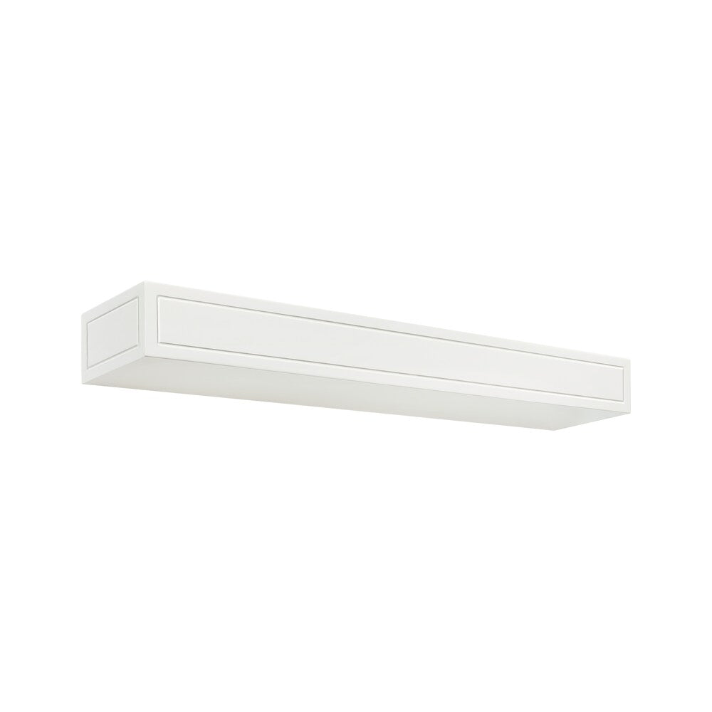 L'étagère Sarah 48" ou l'étagère de cheminée MDF peinture blanche