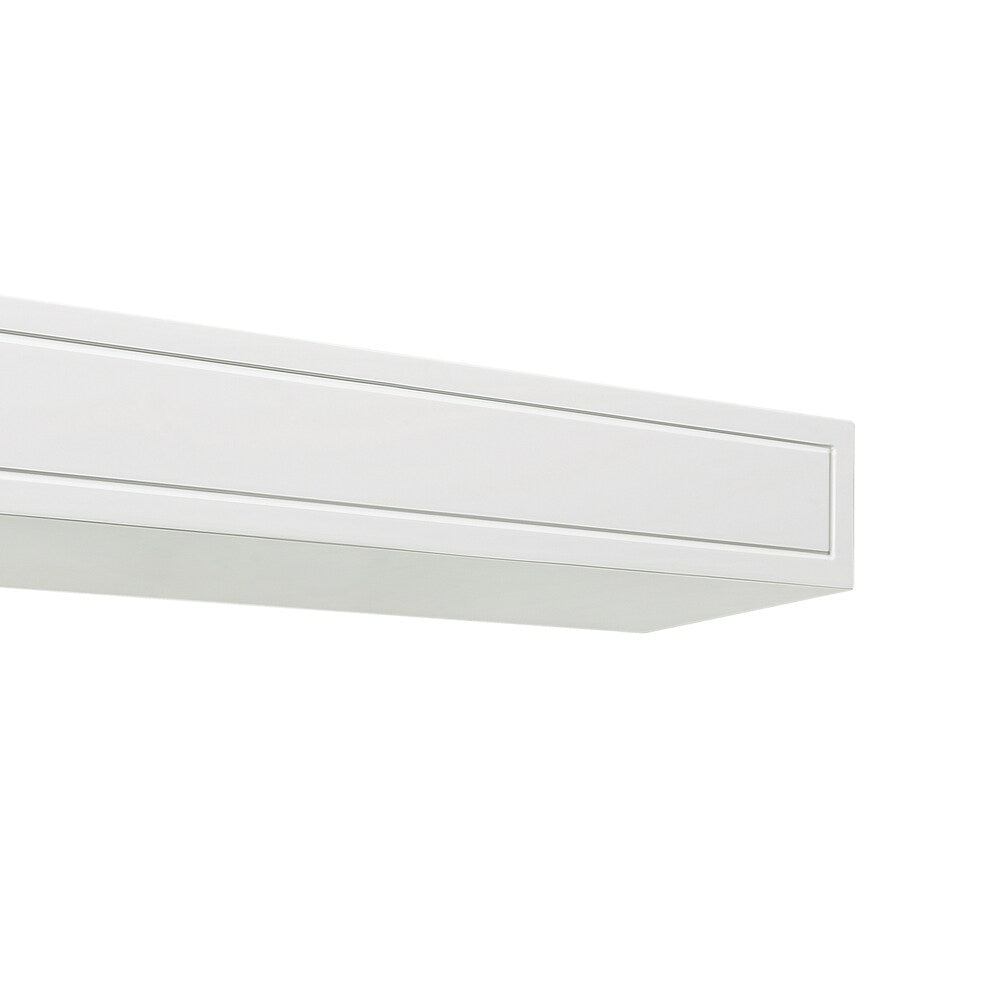 L'étagère Sarah 48" ou l'étagère de cheminée MDF peinture blanche