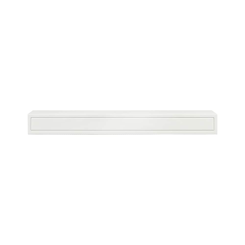L'étagère Sarah 72" ou l'étagère de cheminée MDF peinture blanche
