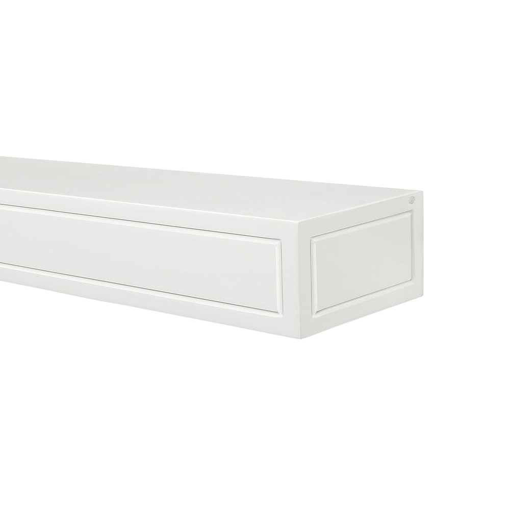 L'étagère Sarah 72" ou l'étagère de cheminée MDF peinture blanche