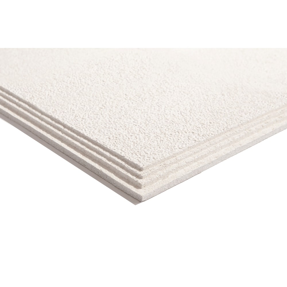 2 ft. x 2 ft. Luna Pedestals I Lay-in White Ceiling Tile (Sold by Case - Pack of 12)