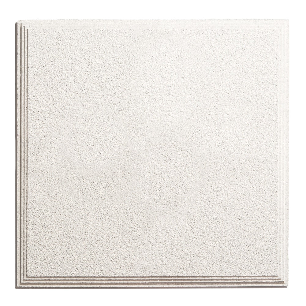 2 ft. x 2 ft. Luna Pedestals I Lay-in White Ceiling Tile (Sold by Case - Pack of 12)