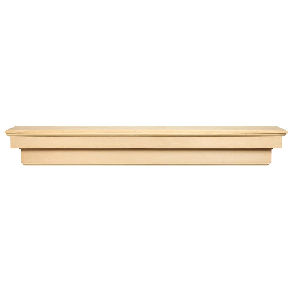 L'étagère ou étagère de cheminée Auburn 60" non finie