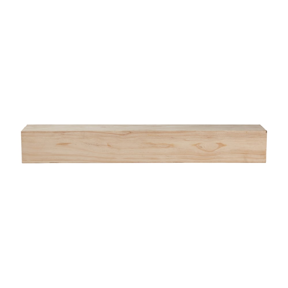 L'étagère ou étagère de cheminée Lexington 72" rustique vieillie non finie
