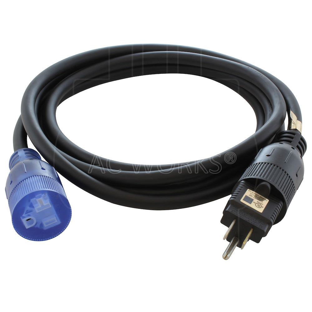 25ft 3-Prong 20 Amp 125V 12/3 Household Outdoor Extension Cord