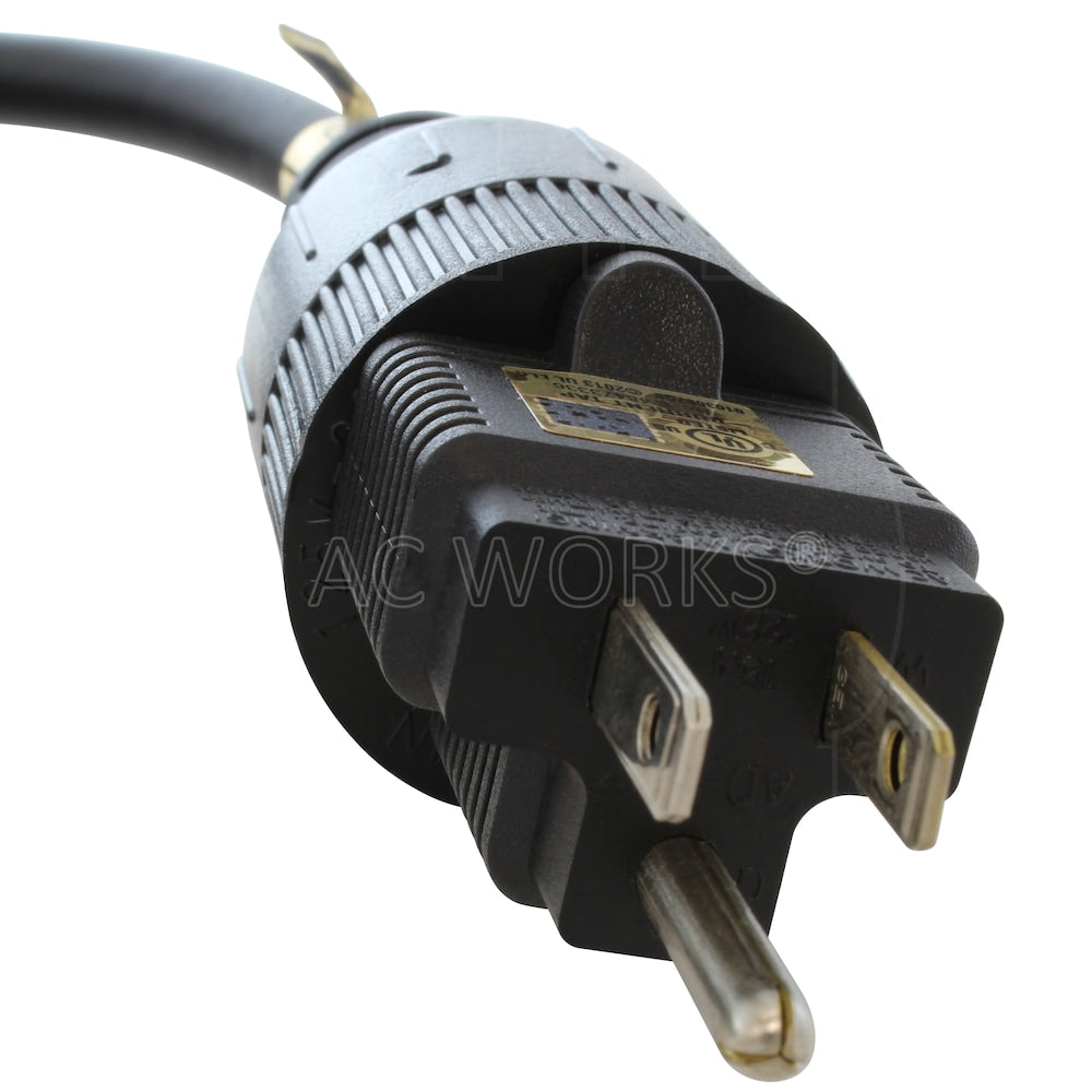 10ft 3-Prong 20 Amp 125V 12/3 Household Outdoor Extension Cord