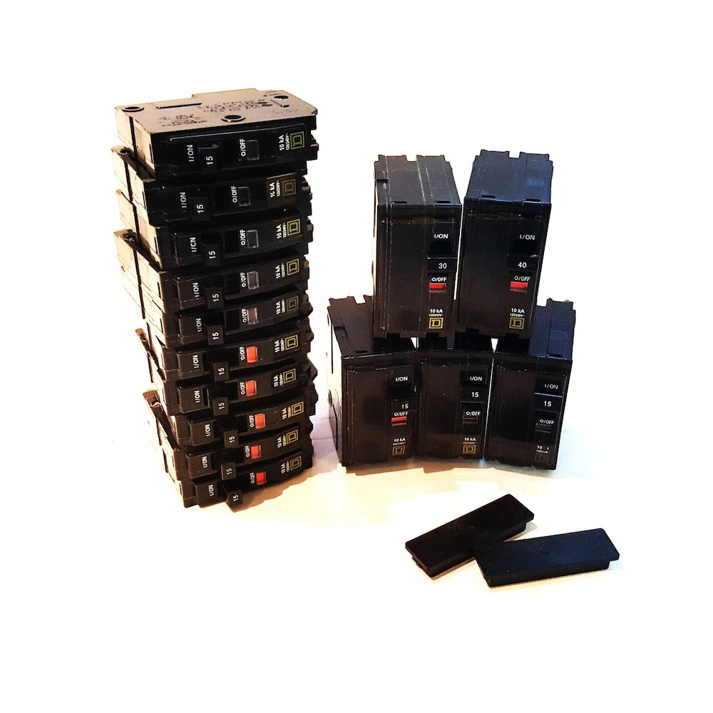 100 Amp, 32 Spaces 54 Circuits Maximum Qwikpak Panel Package with Breakers | QP32100 Replacement