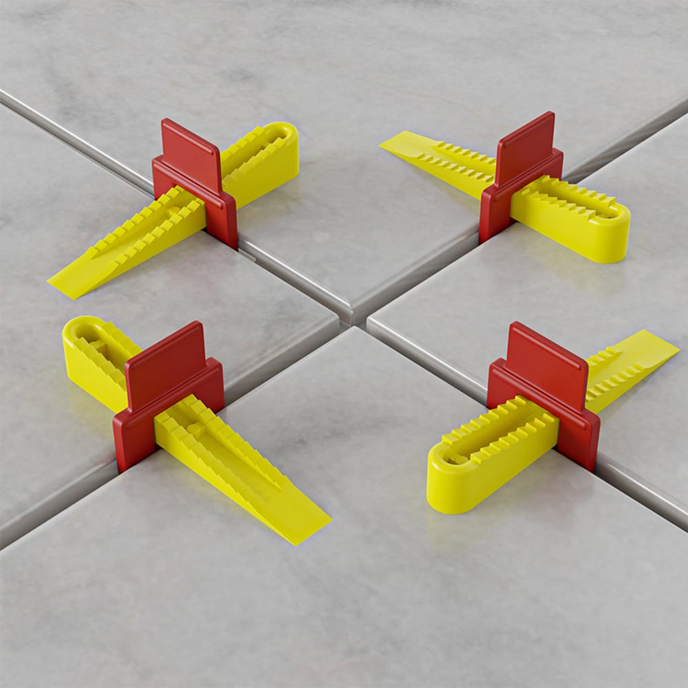 LASH 1/8" Flat Floor and Wall Tile Leveling System Clips 100PK