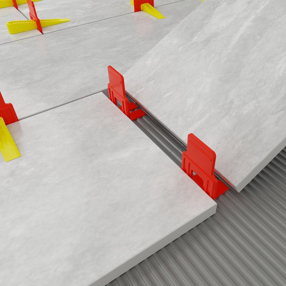 LASH 1/8" Flat Floor and Wall Tile Leveling System Clips 300 Pack