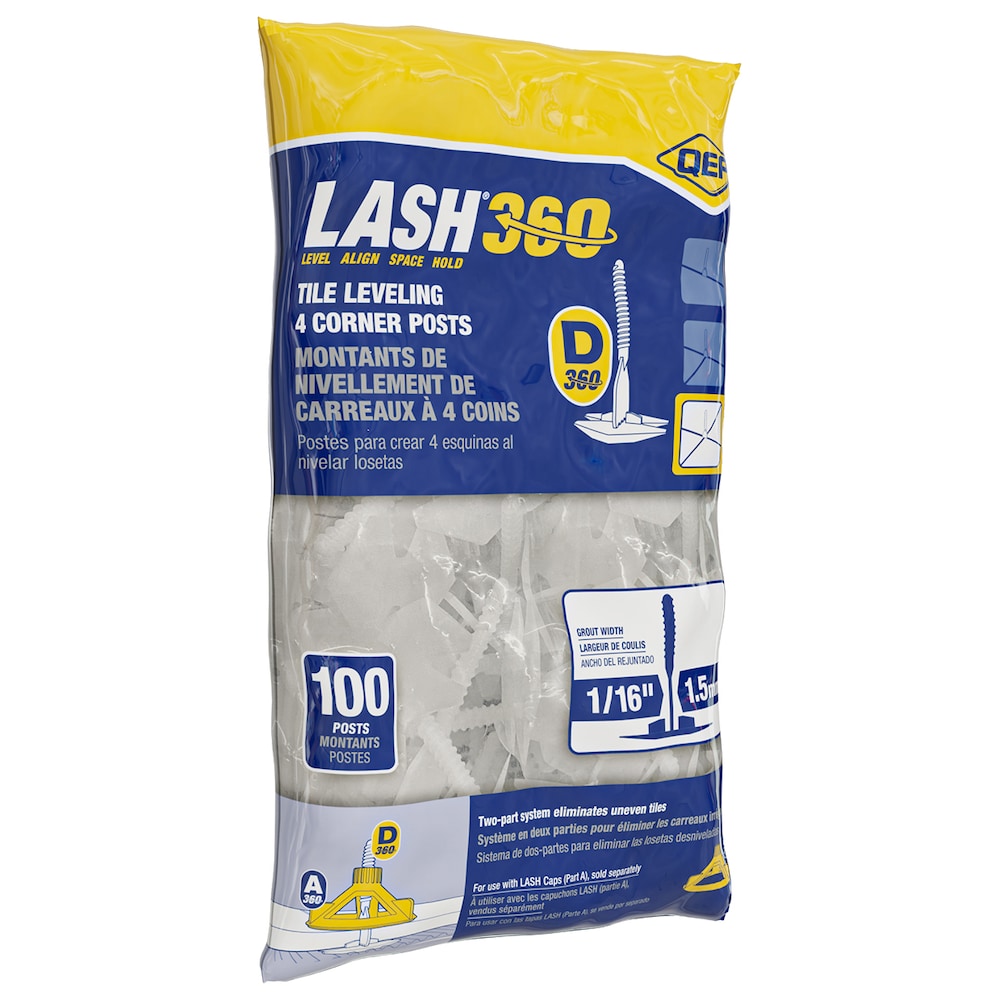 LASH360 1/16 in. Tile Leveling 4-Corner Stems (100 Pack)