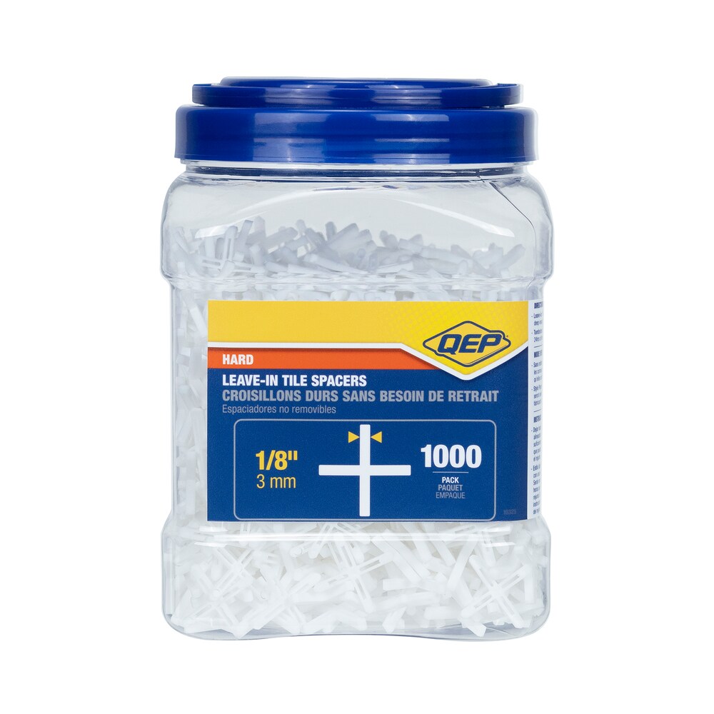1/8 in. Leave-in Hard Style Tile Spacers (Jar of 1,000 pieces))
