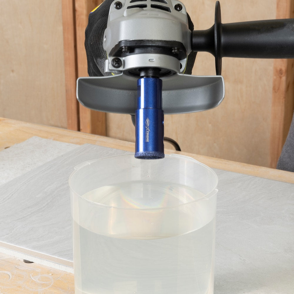 WETDRY 1 in. Diamond Hole Saw for Grinders