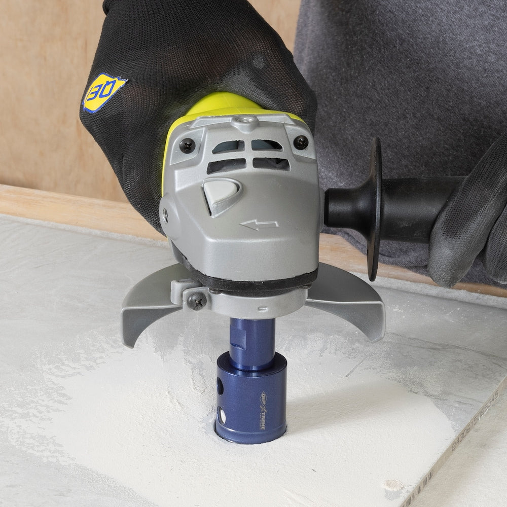 WETDRY Scie-cloche diamantée de 1-3/8 po pour meuleuses