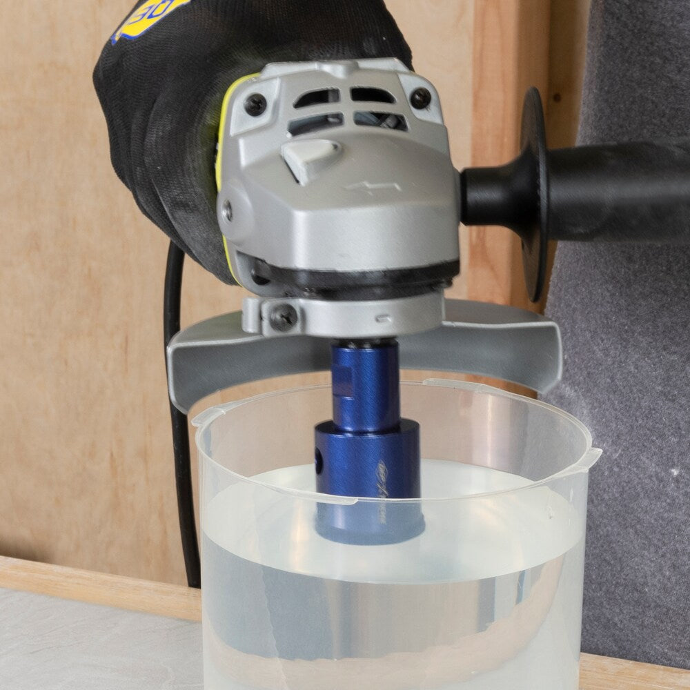 WETDRY 1-3/8 in. Diamond Hole Saw for Grinders