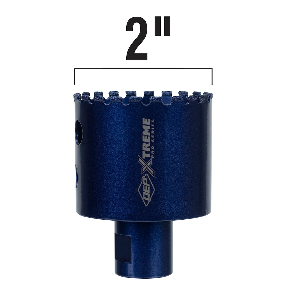 WETDRY Scie-cloche diamantée de 2 po pour meuleuses