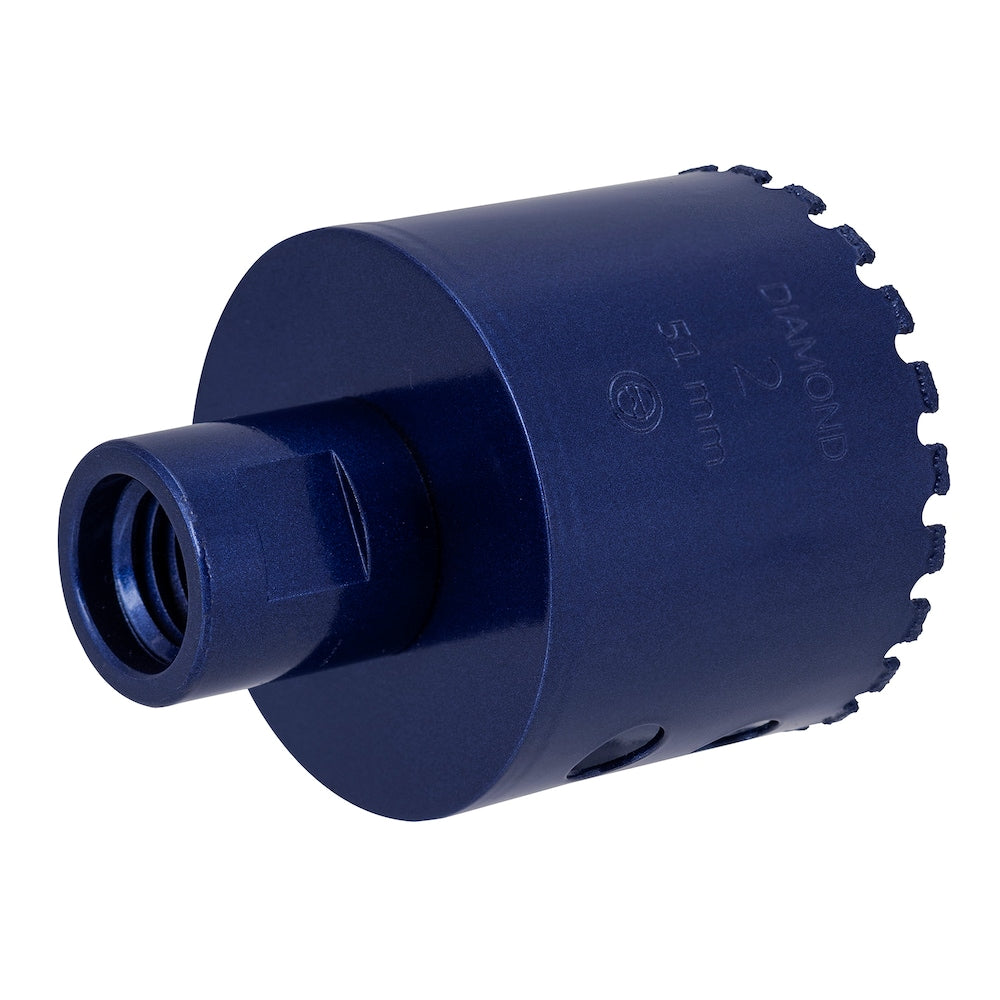 WETDRY Scie-cloche diamantée de 2 po pour meuleuses