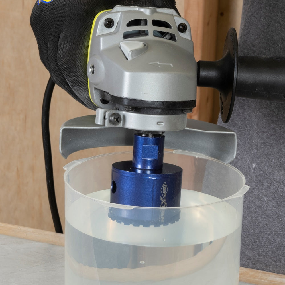 WETDRY Scie-cloche diamantée de 2 po pour meuleuses