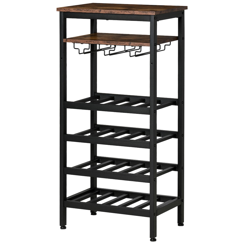 Casier à vin autonome, armoire à vin pour 20 bouteilles, Barker's Rack