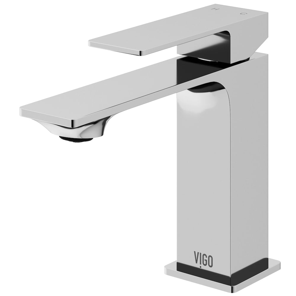 Dunn Single Hole Single-Handle Bathroom Faucet in Chrome