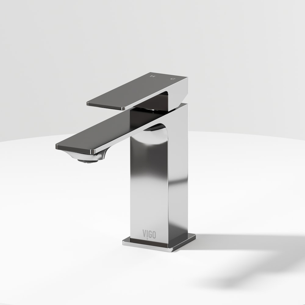 Dunn Single Hole Single-Handle Bathroom Faucet in Chrome