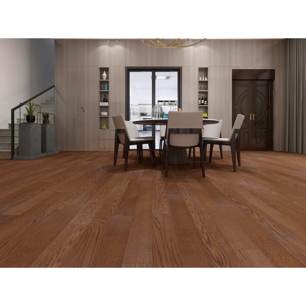 Sample Bourbon Oak  Eng. Hardwood Flooring 6.5-inch x 6-inch