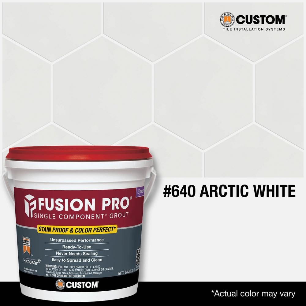 Fusion Pro 640 Arctic White 1 Gal. Single Component Grout